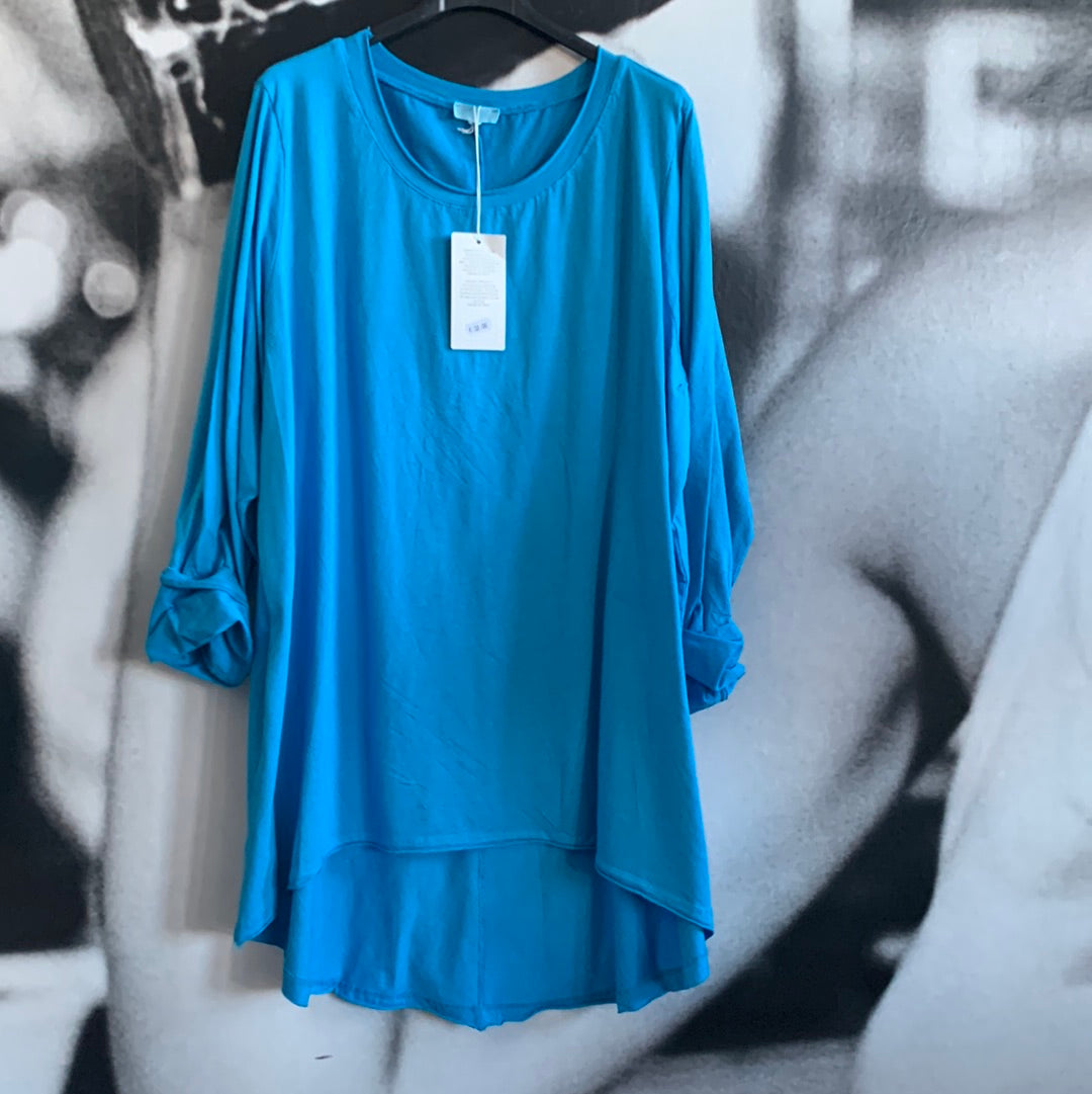 T - Shirt, Langarm ,uni