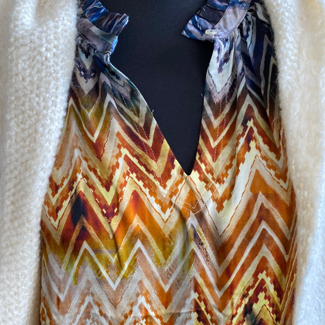 Kleid, Tunika zick Zack,Emily van den Bergh