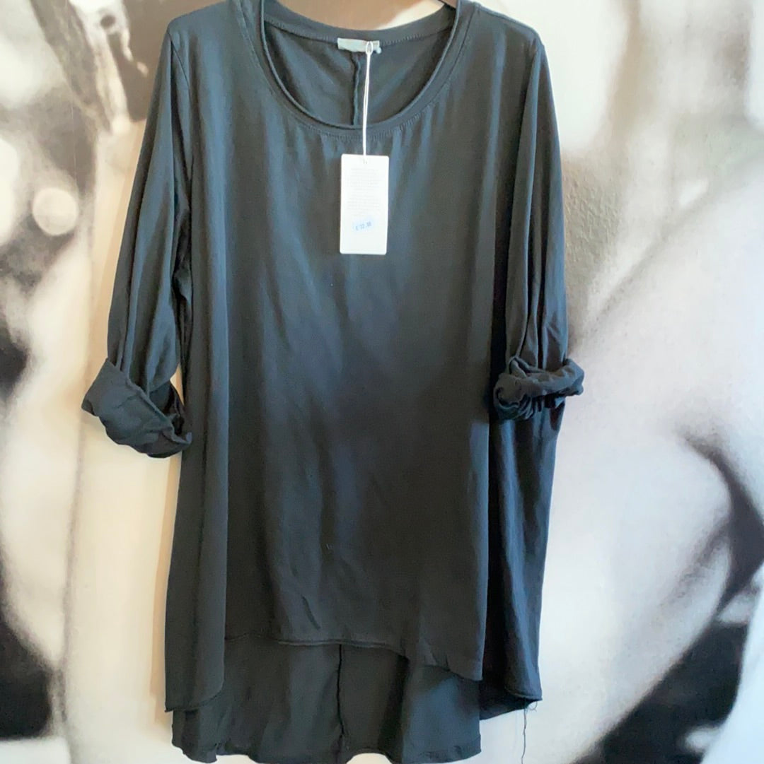 T - Shirt, Langarm ,uni