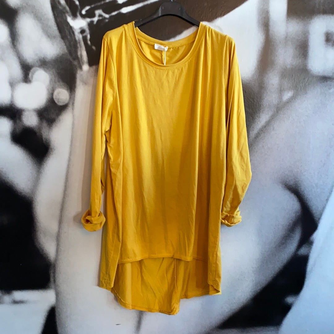 T - Shirt, Langarm ,uni