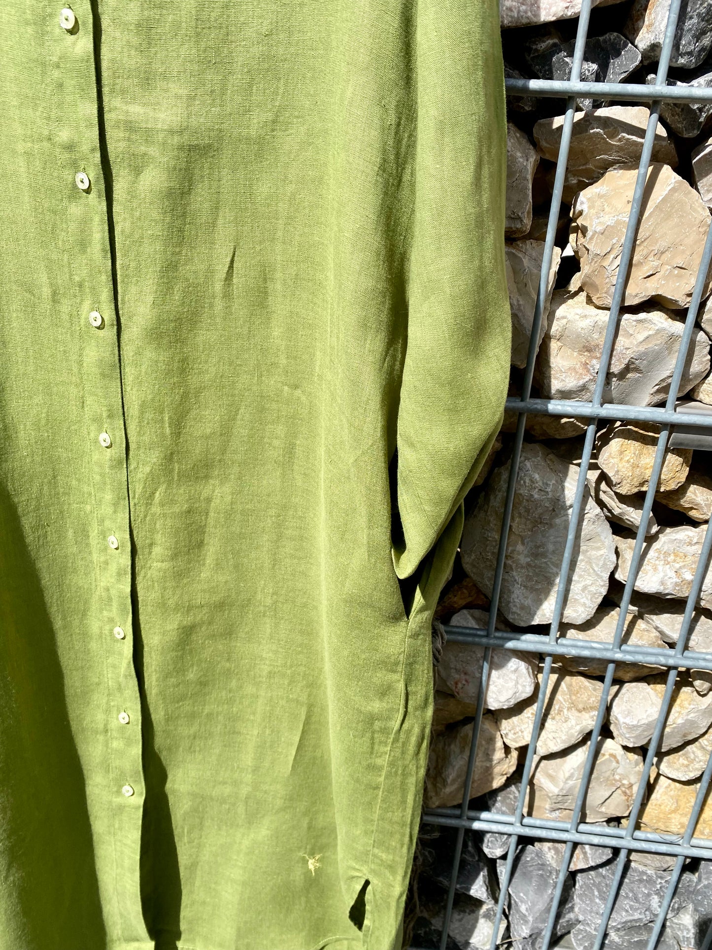 Hemdbluse, Kleid, grün Emily van den Bergh