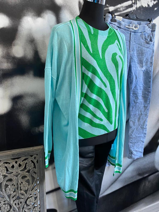 Leichte Feinstrick Jacke , Emily van den Bergh