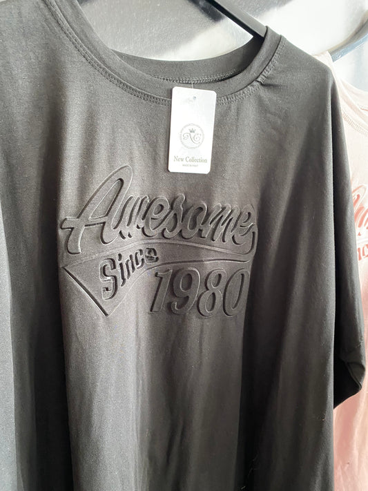 T - Shirt, Langarm , 1980 BIG