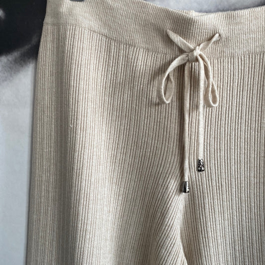 Hose , Feinstrick, leicht gerippt, Marlenestyle