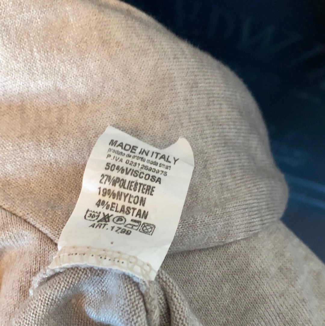 Rollkragen Pulli, Feinstrick