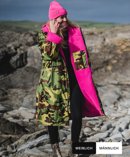 Jacke, Mantel, Dryrobe mit