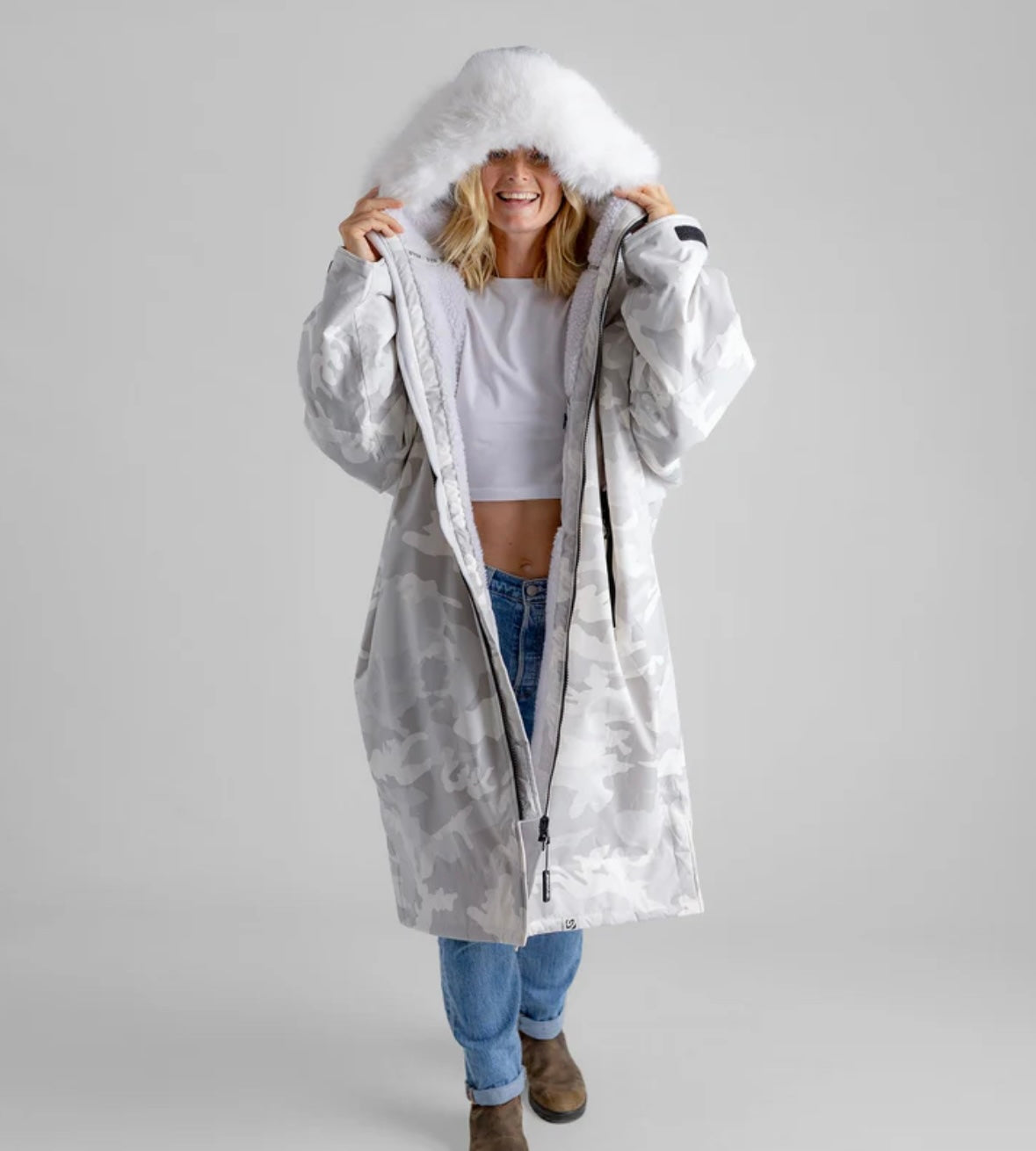 Jacke, Mantel, Dryrobe mit