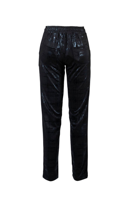 Hose , Schwarz mit Print