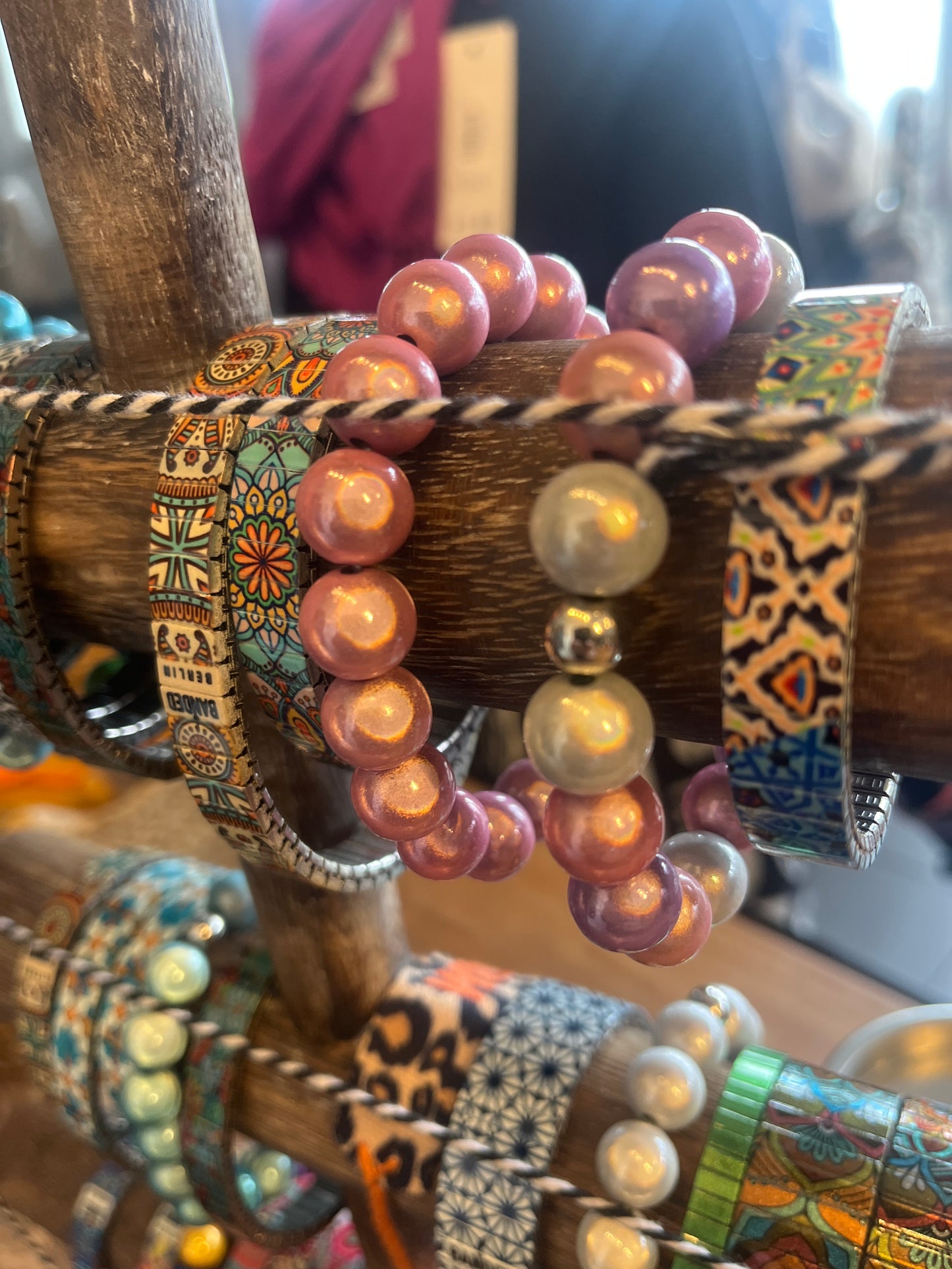 Armband , Perlen - Armbänder, versch. Farben