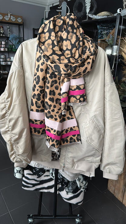 Schal Leo mit Streifen