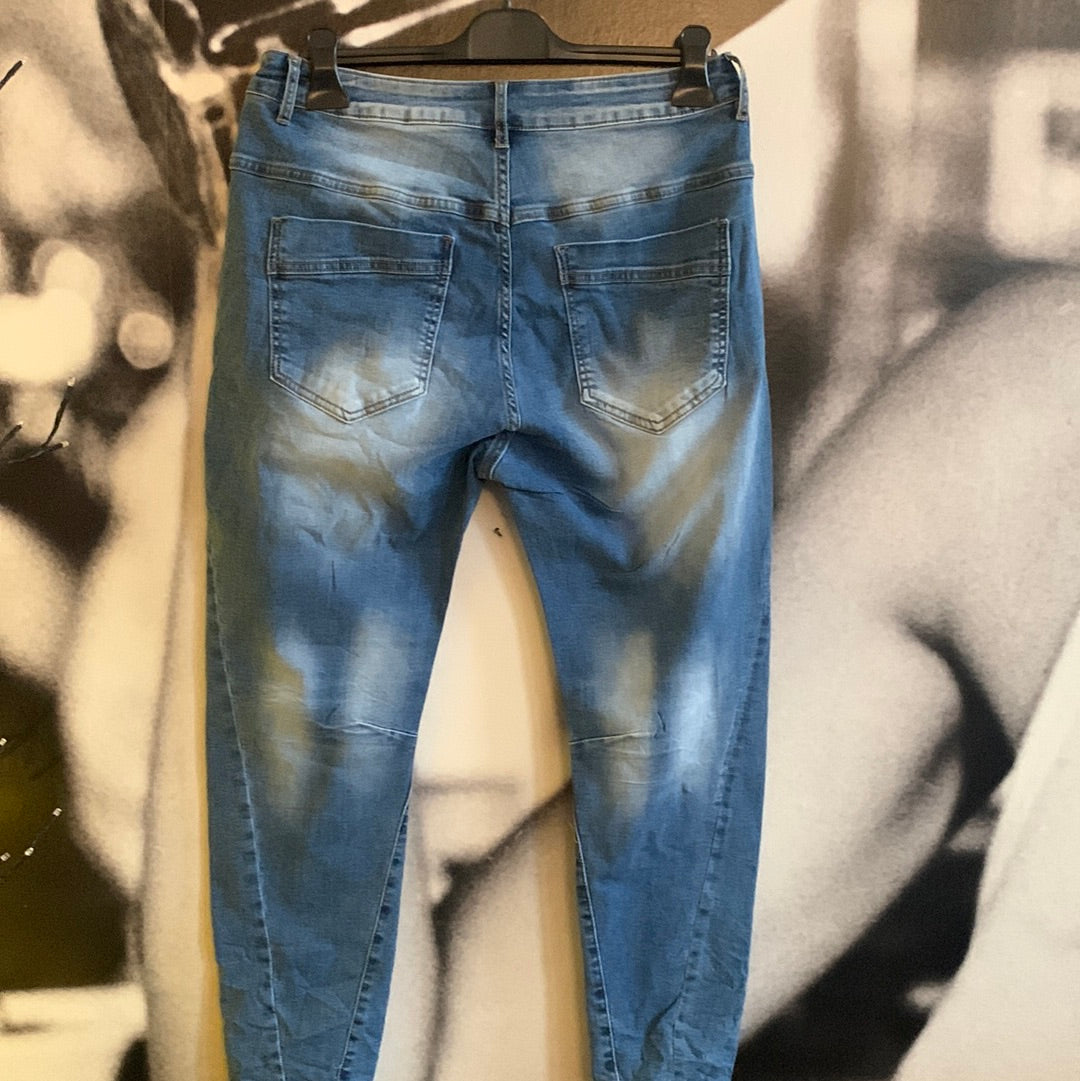 Jeans  Blümchen 8087
