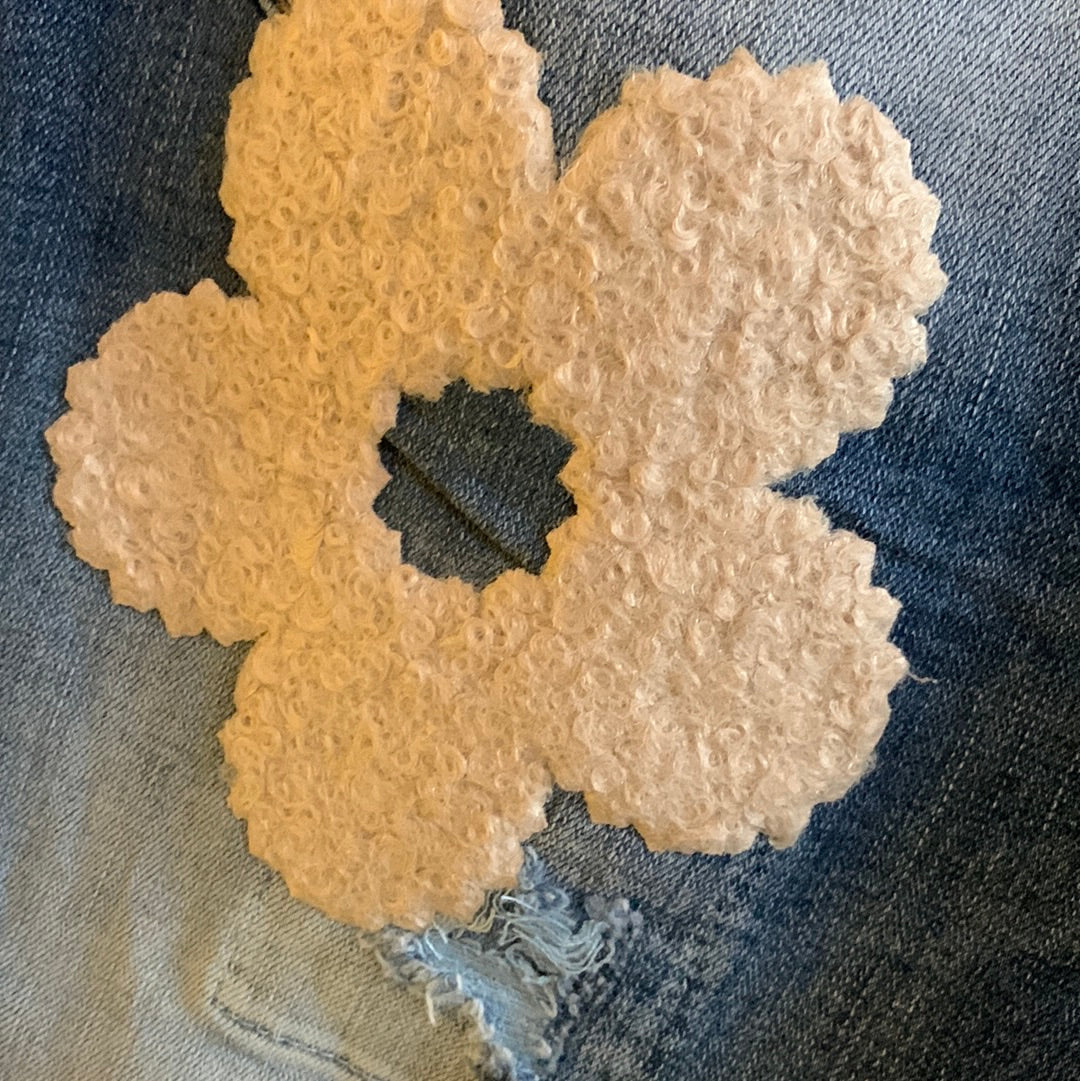 Jeans  Blümchen 8087