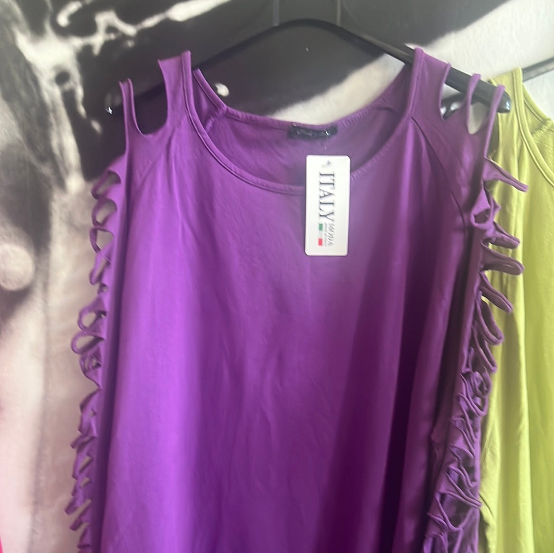 Shirt, mit Cut Out‘s Ärmel / BIG