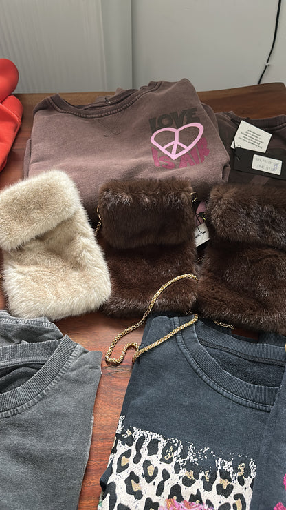 Tasche , Handytasche, Crossbag ,Fell