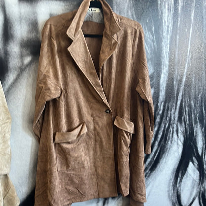Jacke , Mantel, Waschleder Optik
