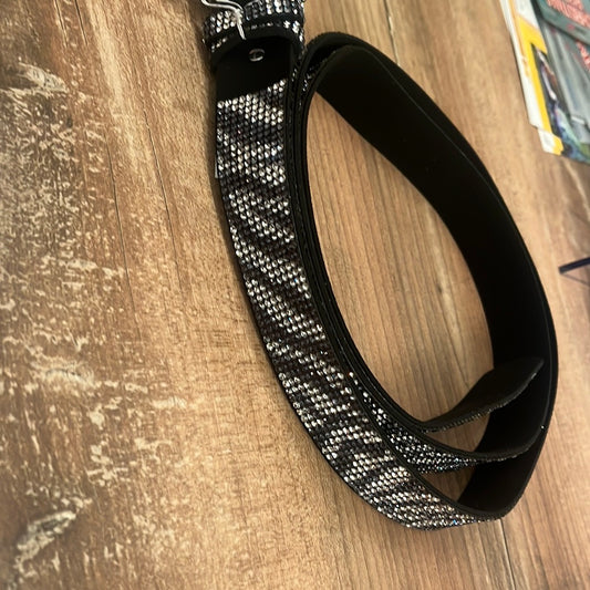 Gürtel  Zebra Glitzer