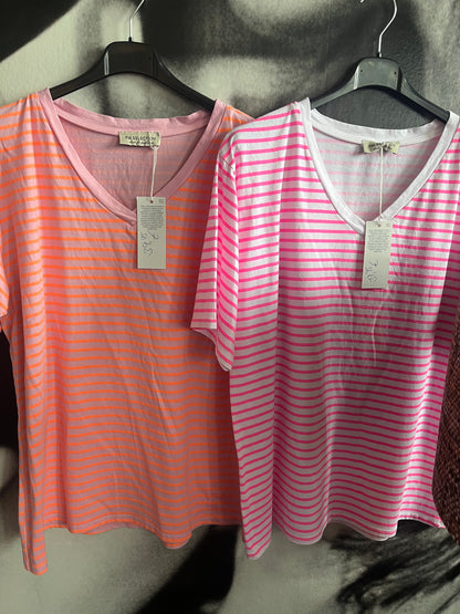 Shirt , T Shirt , gestreift
