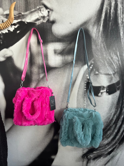 Felltasche / Kunstfell Tasche/ klein