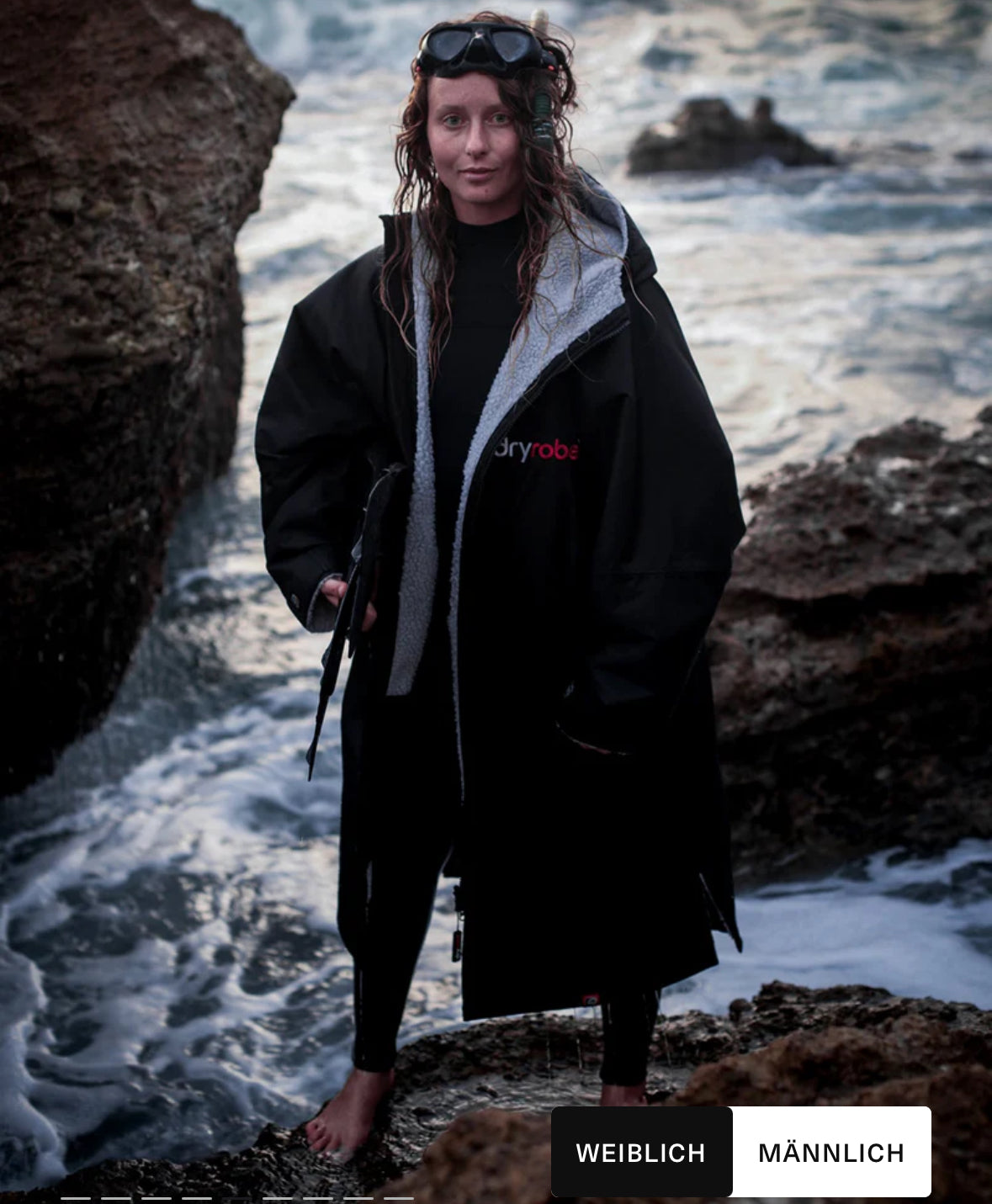 Jacke, Mantel, Dryrobe mit