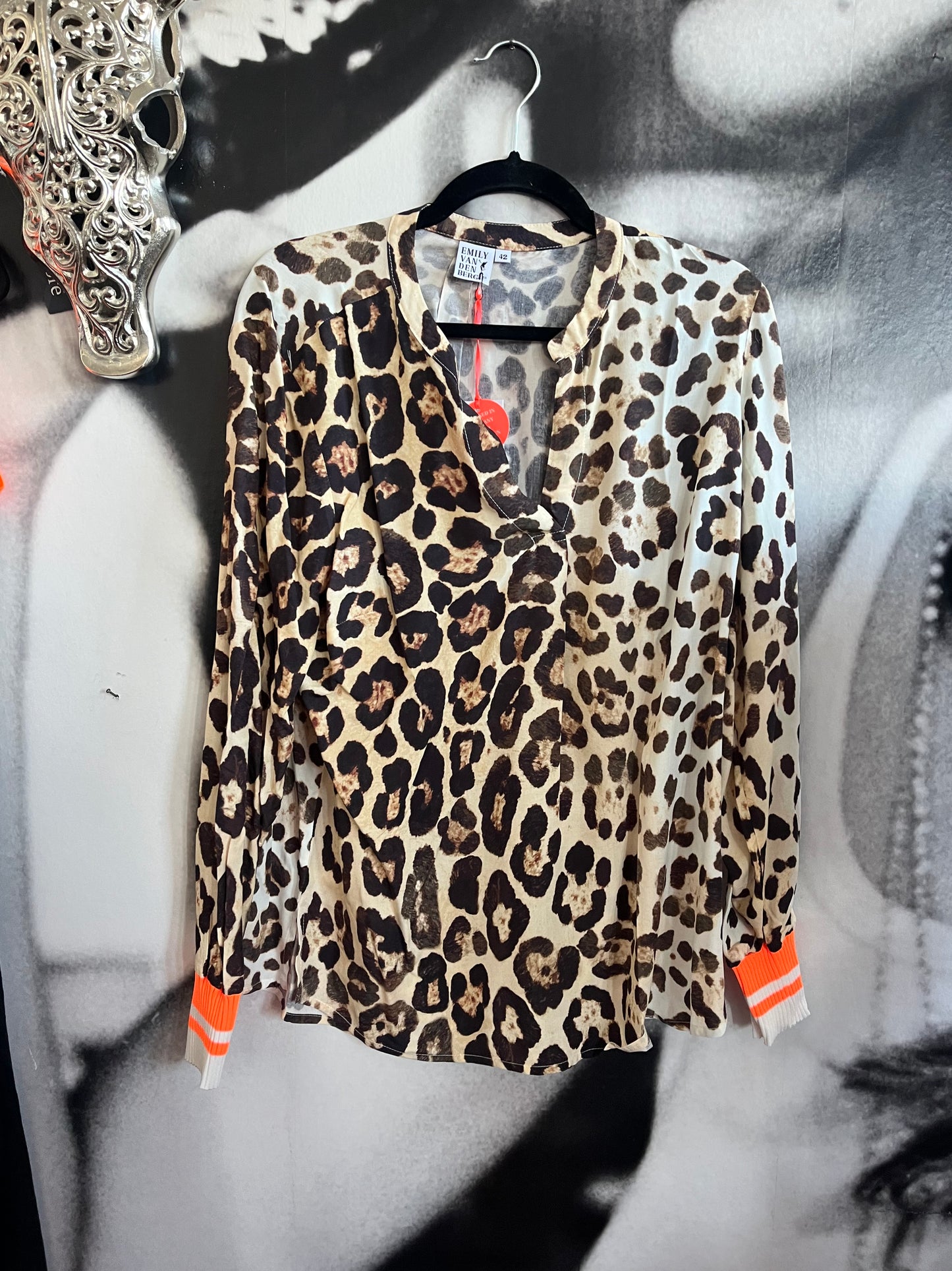 Bluse , Leo/Orange, Leo Emily van den Bergh