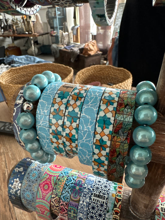 Armband , Perlen - Armbänder, versch. Farben