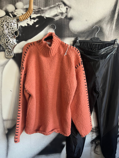 Pullover , Strickpulli,mit Sichtnaht