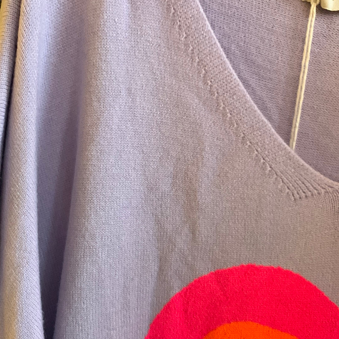 Pullover, Herz, Oversize