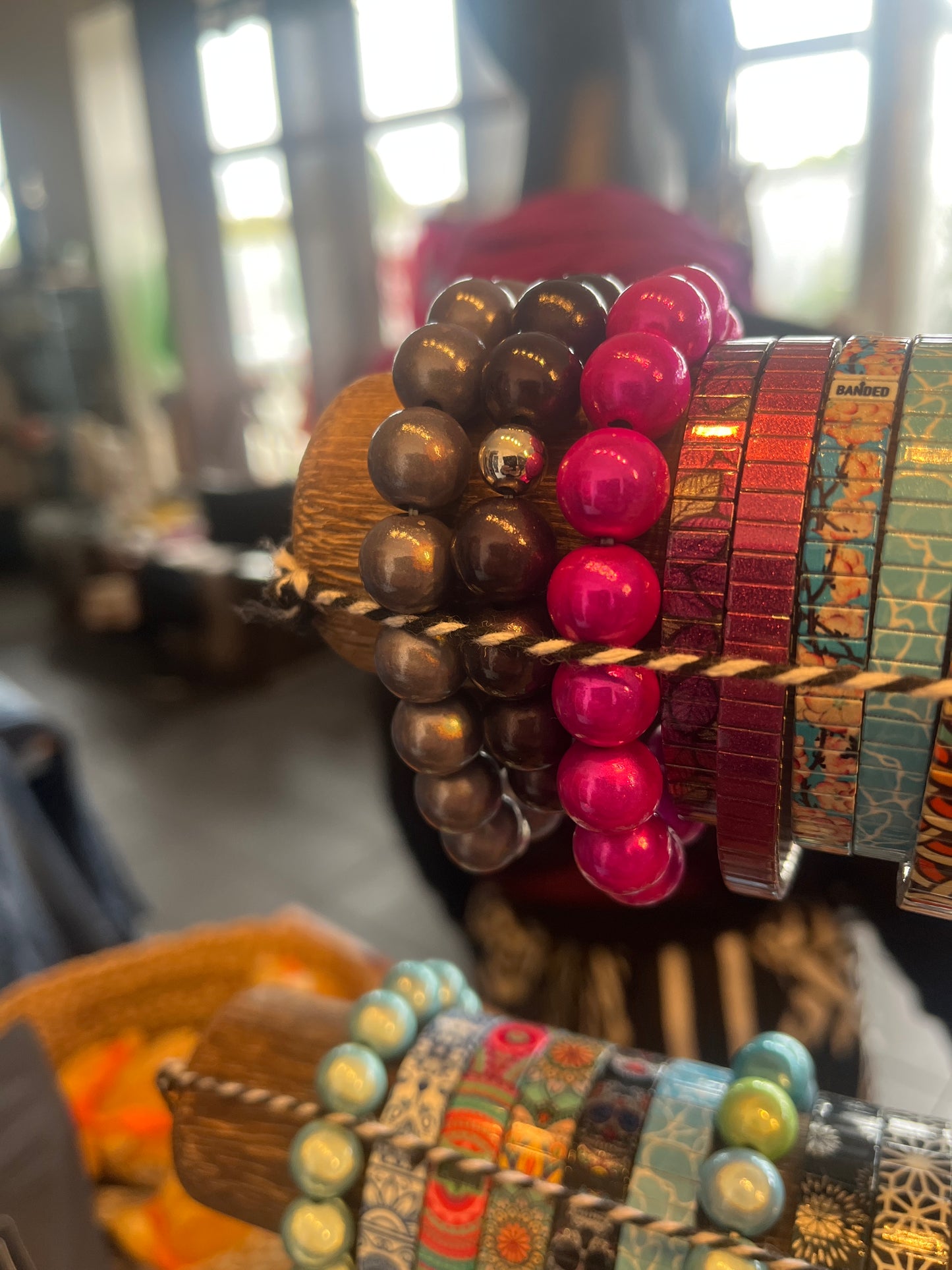 Armband , Perlen - Armbänder, versch. Farben