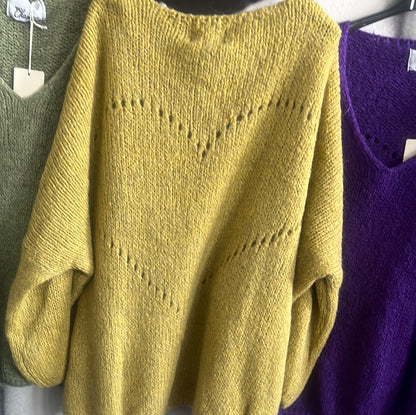 Strickpulli mit Herz