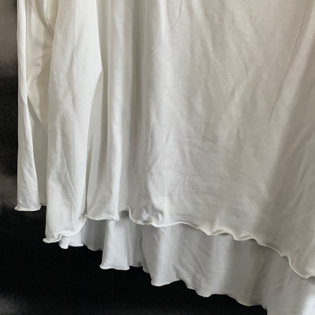 Shirt, Langarm , gekreuselt