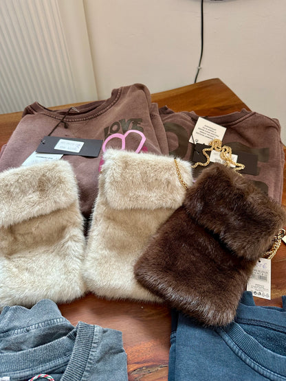 Tasche , Handytasche, Crossbag ,Fell