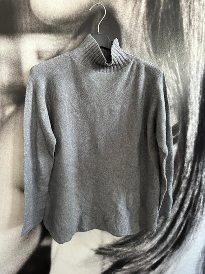 Strickpulli mit Stehbündchen,