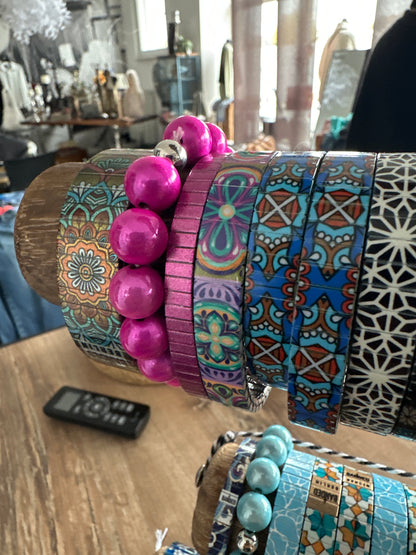 Armband , Perlen - Armbänder, versch. Farben
