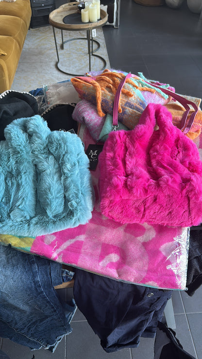 Felltasche / Kunstfell Tasche/ klein