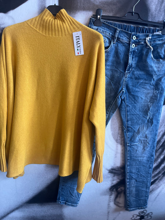 Strickpulli mit Stehbündchen, BIG