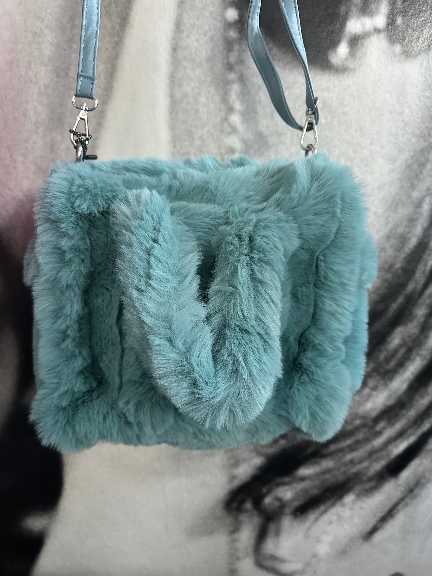 Felltasche / Kunstfell Tasche/ klein