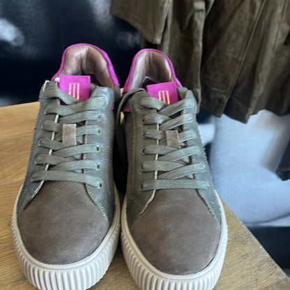 Schuhe / Sneaker, Crickit, Khaki /Pink