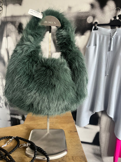 Tasche , Handtasche, Kunstfell
