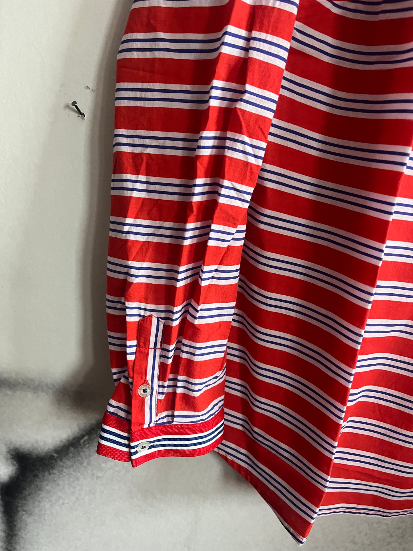 Bluse ,Azur red Stripe, Emily van den Bergh