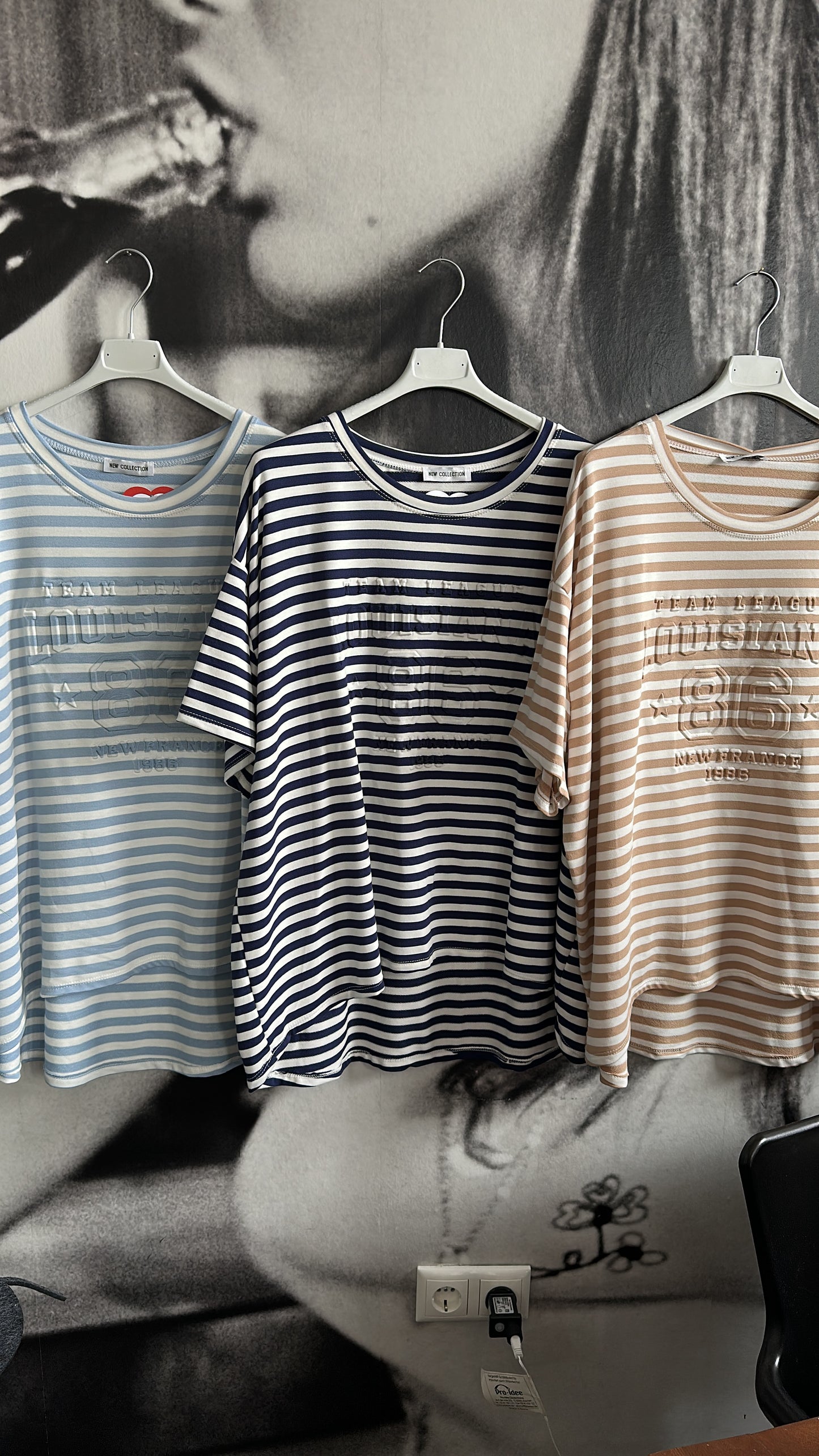 Shirt , BIG , mit Prägung