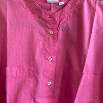 Bluse, Pink, Kastenform,Emily van den Bergh
