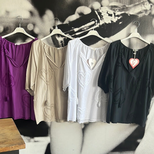 Bluse  Herzilein