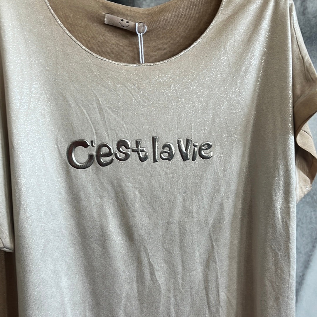 T- Shirt , C’est la vie,