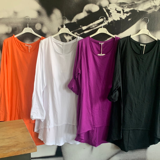 T - Shirt, Langarm ,uni