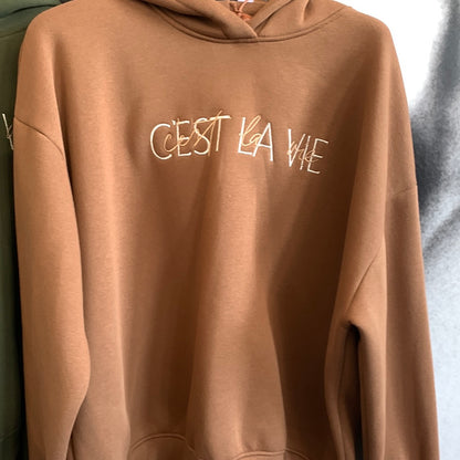 Hoodie, Sweat - Shirt , C‘est la vie, uni