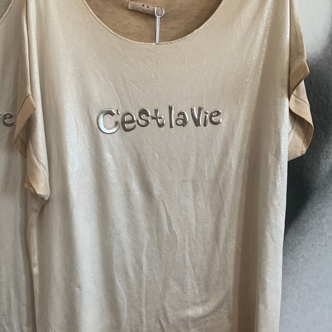 T- Shirt , C’est la vie,