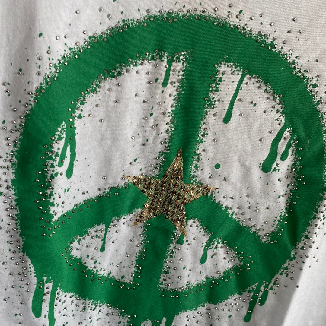 T - Shirt, Peace mit Stern