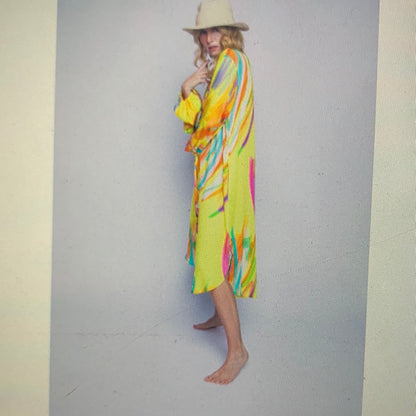 Kleid, Gelb mit Arm, Emily van den Bergh