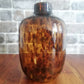 Vase braun /schwarz gesprenkelt