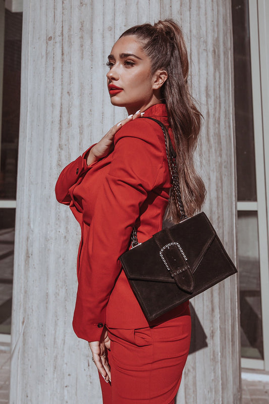 Tasche Kira, Handtasche Glattleder
